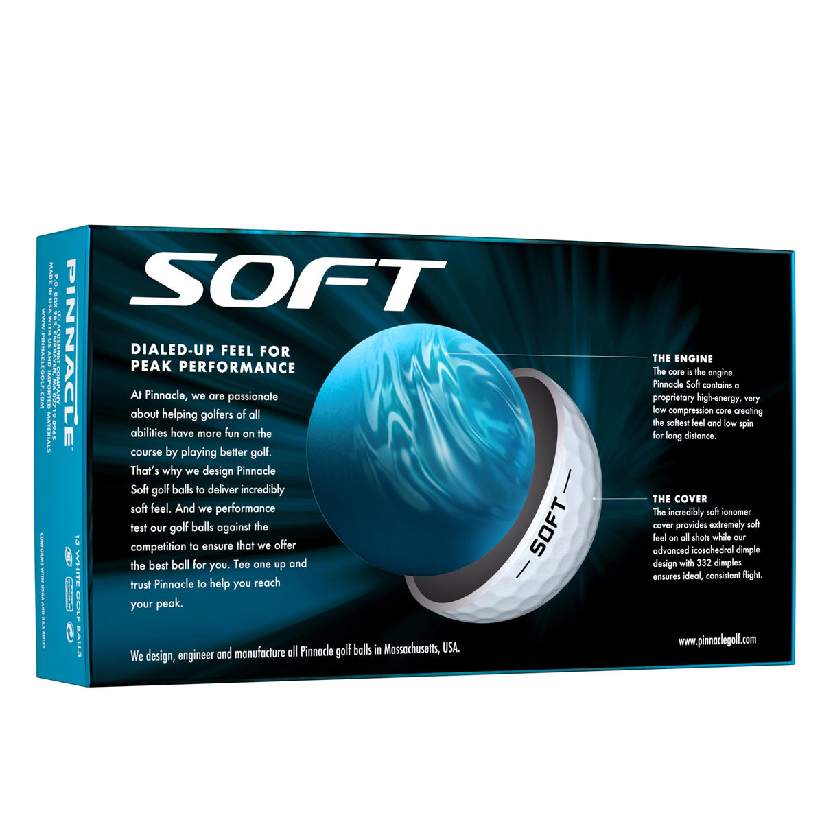 TITLEIST UNISEX PINNACLE SOFT GOLF BALL 25