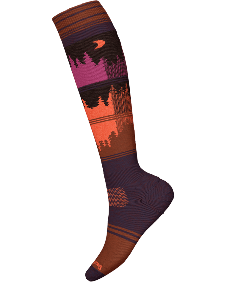 SMARTWOOL WOMENS SNOWBOARD FULL CUSHION TWILIGHT VISTA OTC SOCKS
