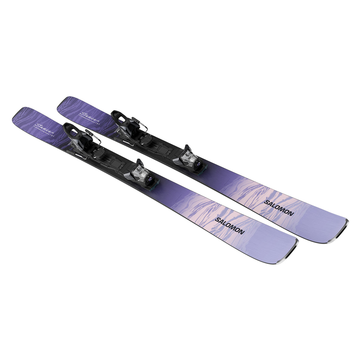 SALOMON WOMENS STANCE 84 + M11 DOWNHILL SKIS 26