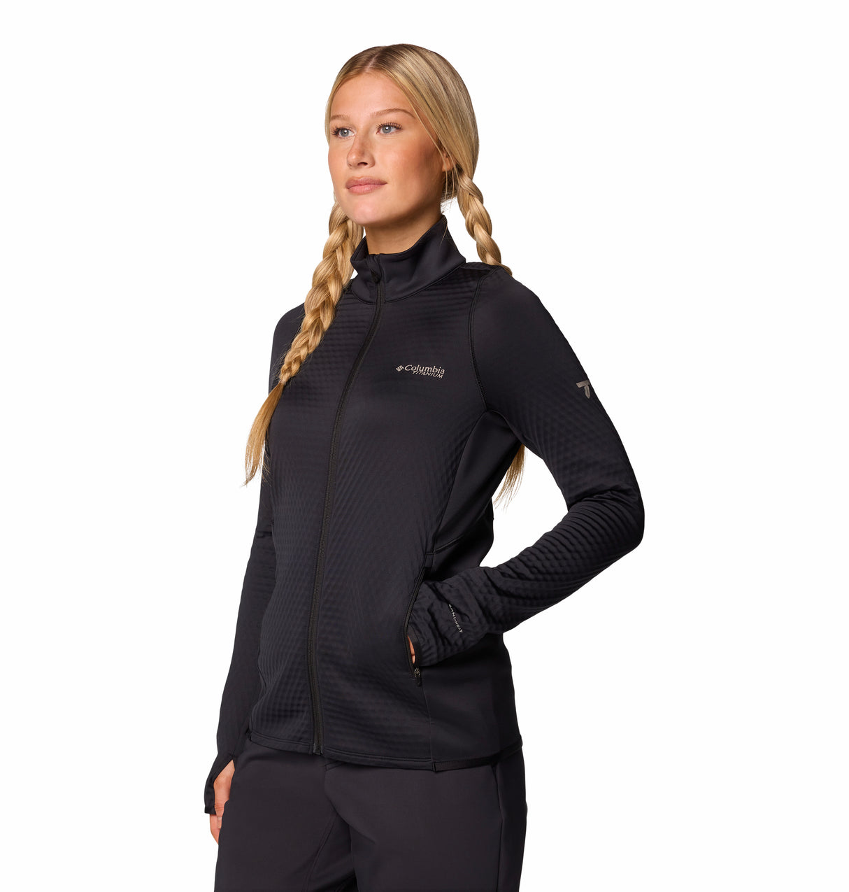 COLUMBIA WOMENS CRYSTAL LEAF™ OMNI-HEAT™ HELIX FULL ZIP SWEATER
