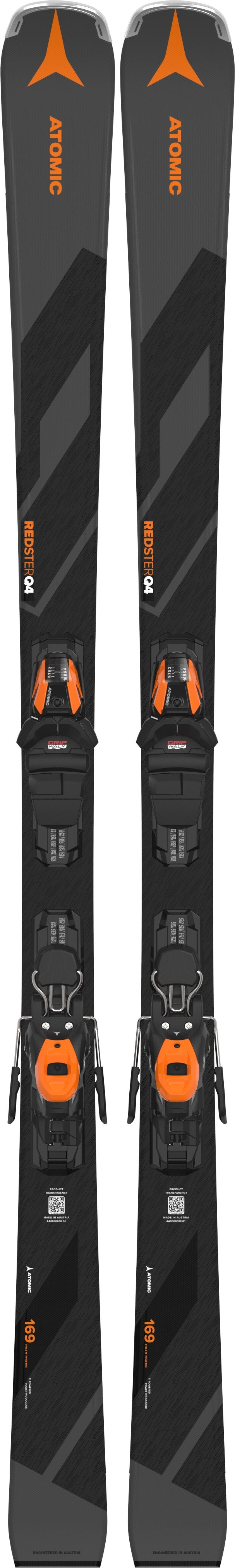 ATOMIC UNISEX REDSTER Q4 + M 10 GW DOWNHILL SKIS 26