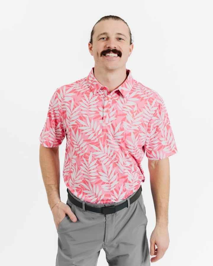 YATTA MENS PALM SPICE GOLF POLO 25
