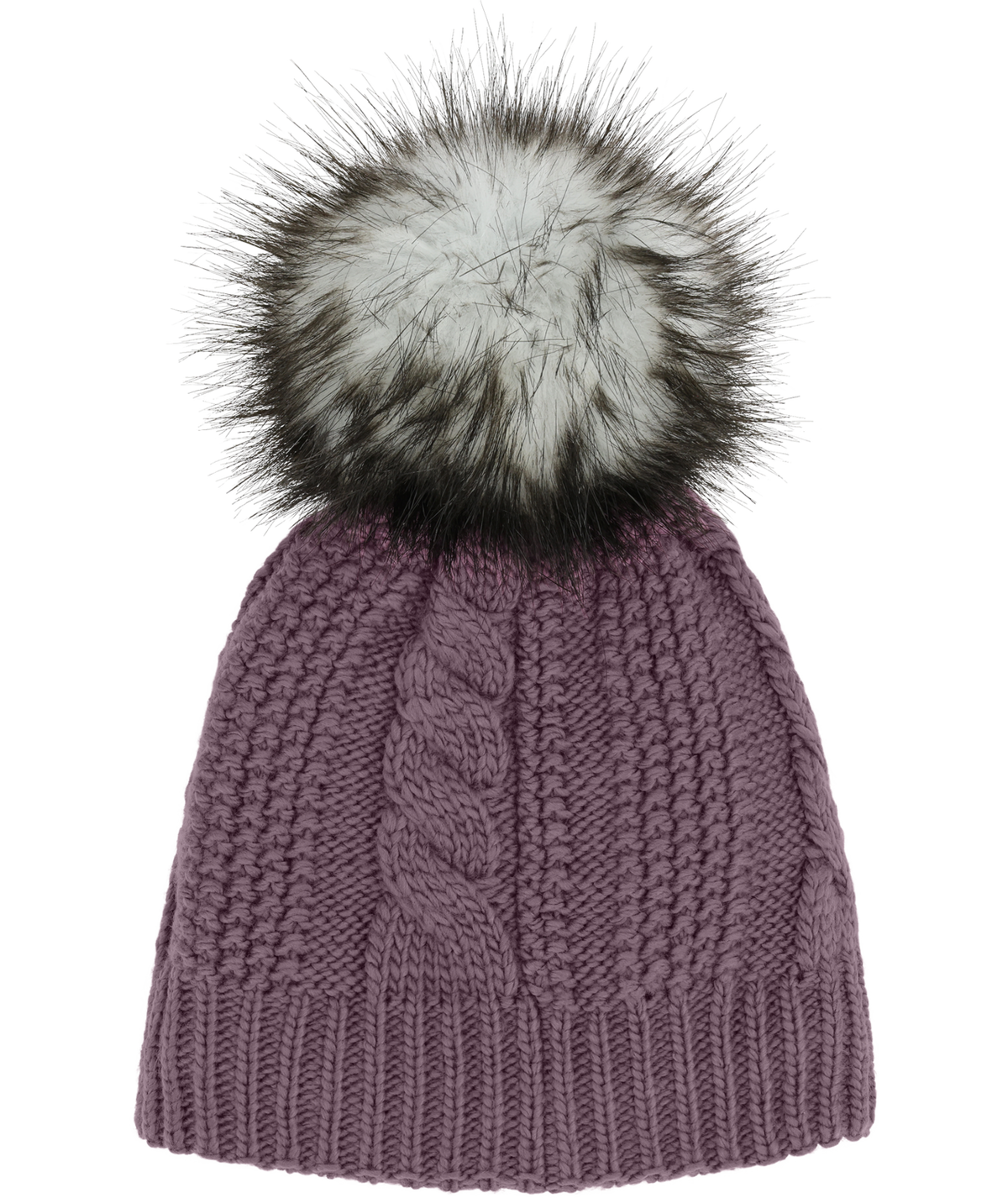THE NORTH FACE WOMENS OH MEGA FUR POM LINED BEANIE WINTER HAT 25