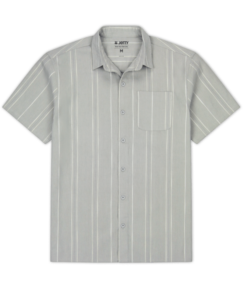 JETTY MENS BREEZE STRIPED SHORT SLEEVE SHIRT 25