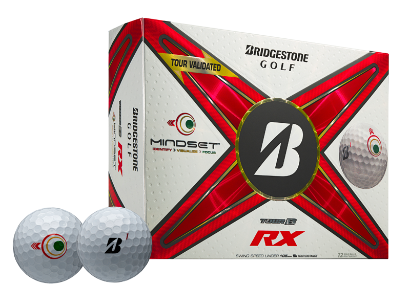 BRIDGESTONE UNISEX TOUR B RX MINDSET GOLF BALL 25