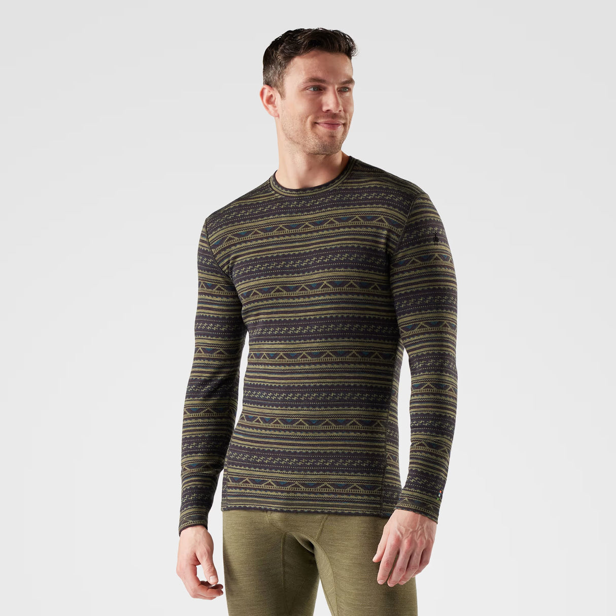 SMARTWOOL MENS CLASSIC THERMAL MERINO CREW BASELAYER TOP