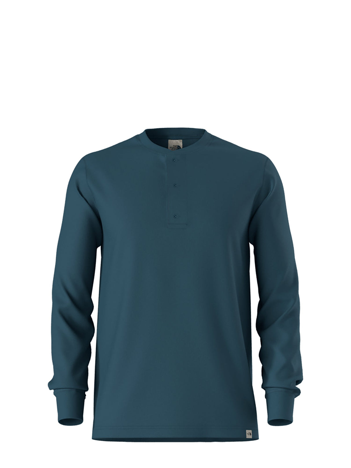 THE NORTH FACE MENS WAFFLE HENLEY LONG SLEEVE SHIRT