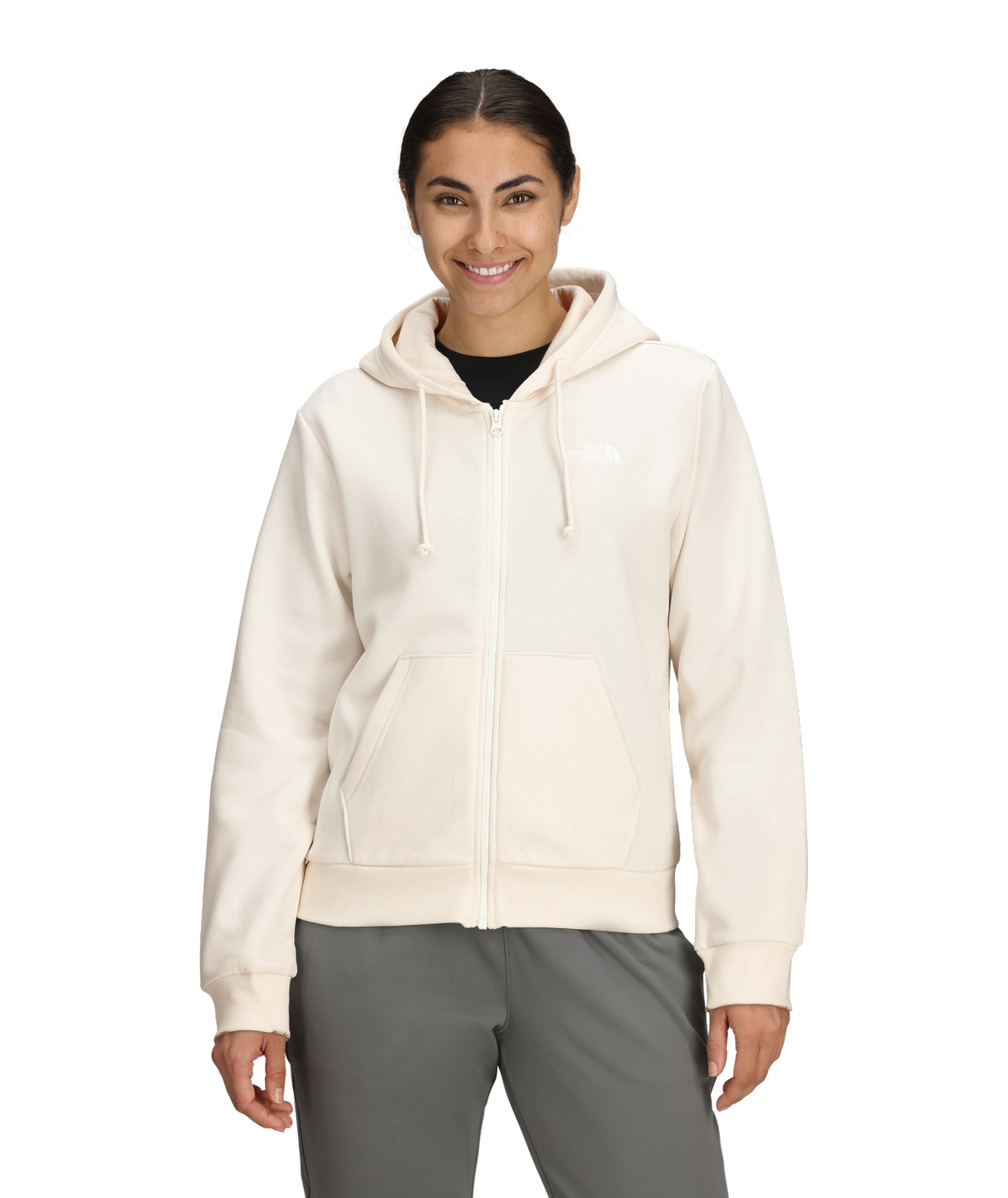THE NORTH FACE WOMENS EVOLUTION SIMPLE DOME REGULAR FULL ZIP HOODIE