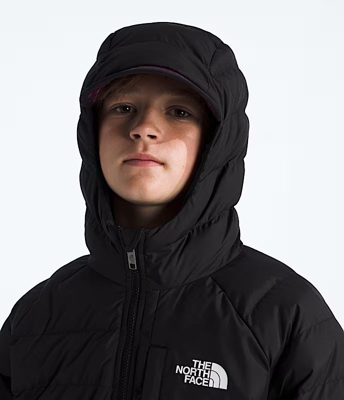 THE NORTH FACE YOUTH BOYS' REVERSIBLE PERRITO HOODED WINTER JACKET