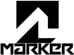 Official company logo for Marker Bindings, featuring high-performance, industry-leading ski bindings for alpine and touring.