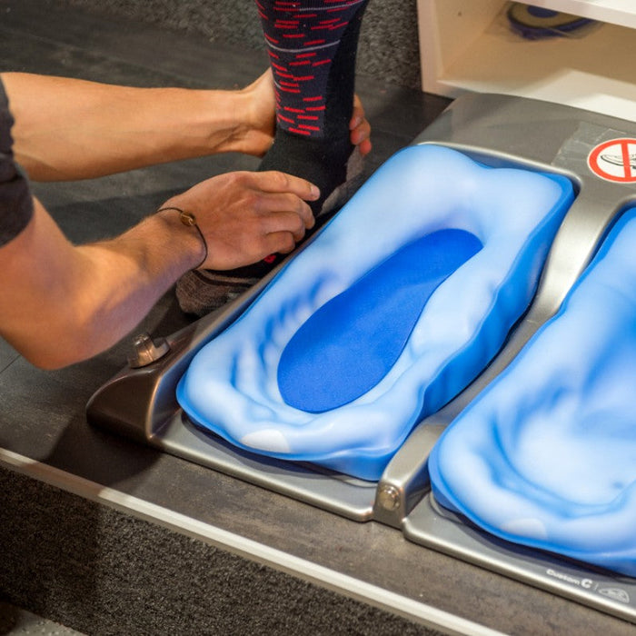 Expert custom Masterfit insole molding for ski boots to maximize performance and foot stability in Oshkosh, Wisconsin.