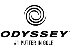 Official logo for Odyssey, highlighting world-class putters, precision alignment technology, and premium golf equipment.