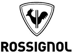 Company logo for Rossignol, featuring iconic, high-performance skis, snowboards, and technical winter apparel.