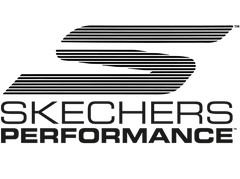 Official company logo for Skechers, highlighting athletic golf shoes, performance footwear, and comfortable golf spikes.