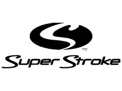 Official company logo for SuperStroke, highlighting professional putter grips, advanced swing grips, and golf equipment.