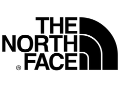 Logo for The North Face, featuring premium winter jackets, technical outdoor apparel, and gear for cold-weather adventures.