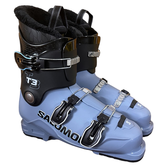 Youth rental ski boots in Oshkosh, Wisconsin, available in multiple sizes for comfort and performance for growing skiers