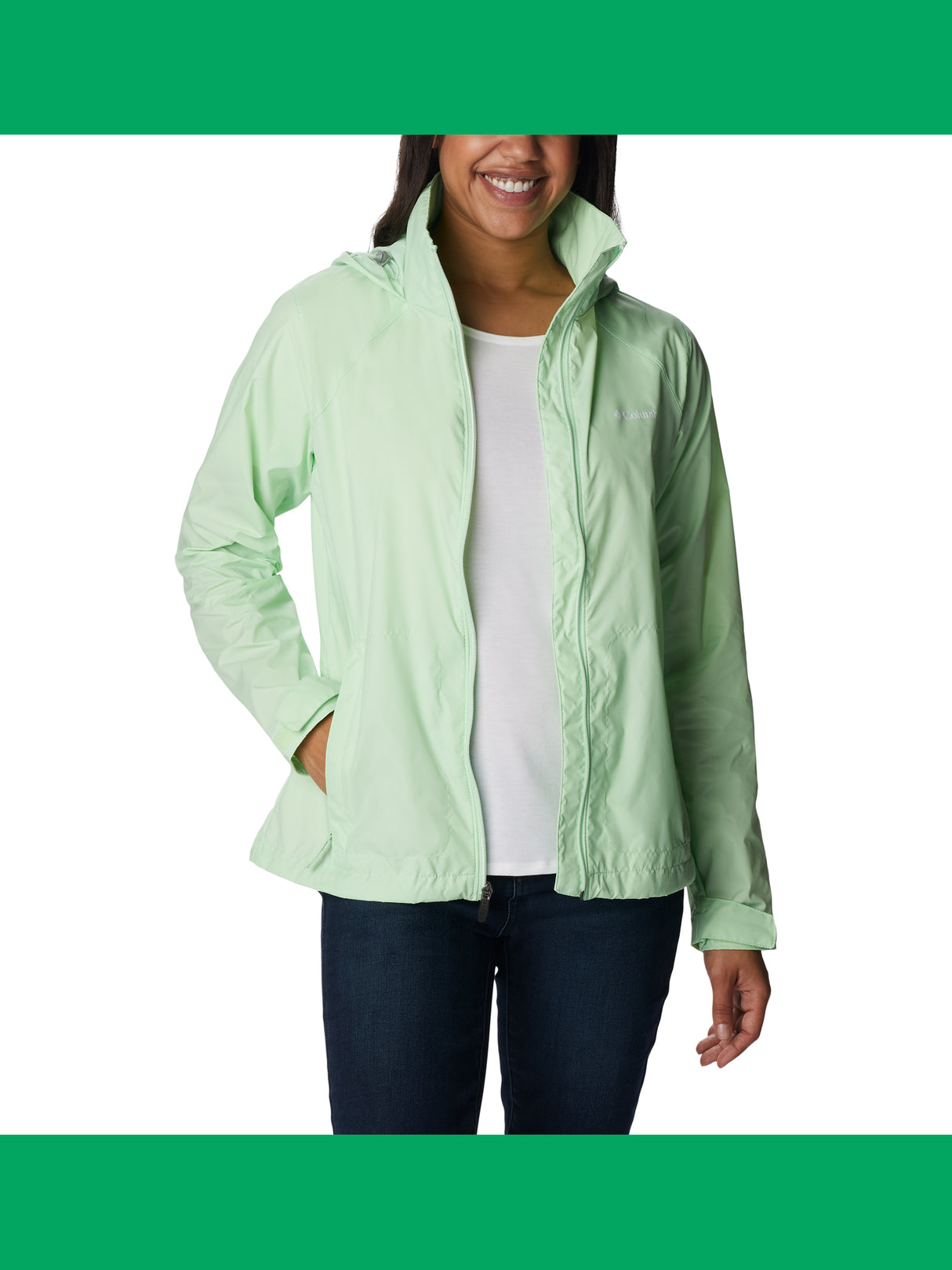 COLUMBIA WOMENS SWITCHBACK III RAIN JACKET 23