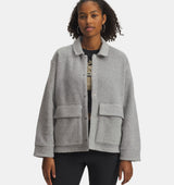 UNDER ARMOUR WOMENS UA EXPANSE FLEECE SHACKET SWEATER 26