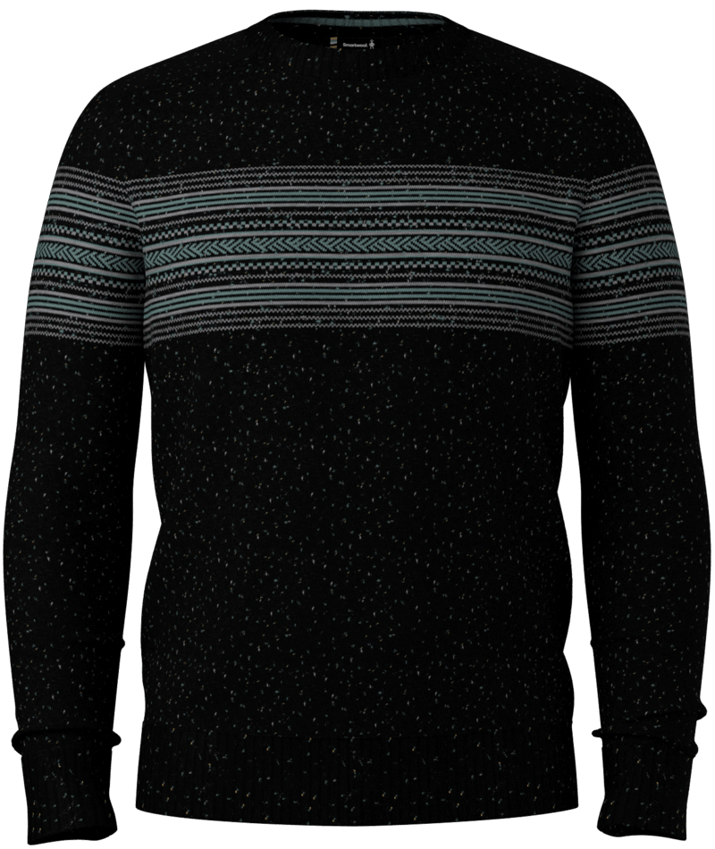 SMARTWOOL MENS SPARWOOD STRIPE CREW SWEATER