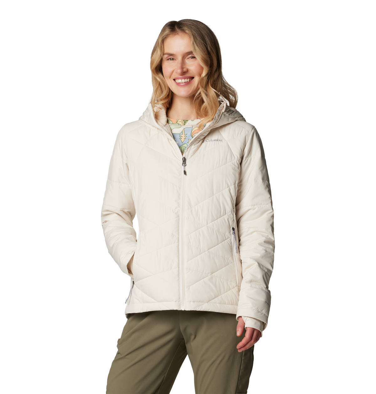COLUMBIA WOMENS HEAVENLY™ HOODED WINTER JACKET