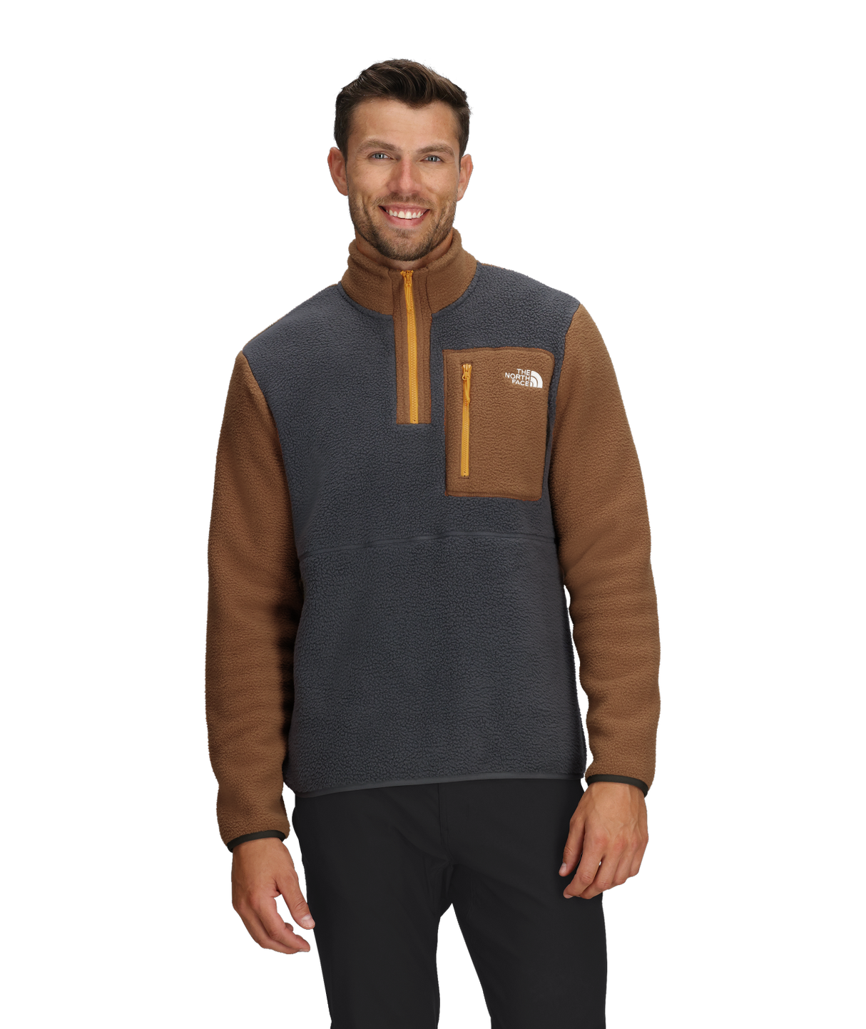 THE NORTH FACE MENS YUMIORI ¼ ZIP SWEATER
