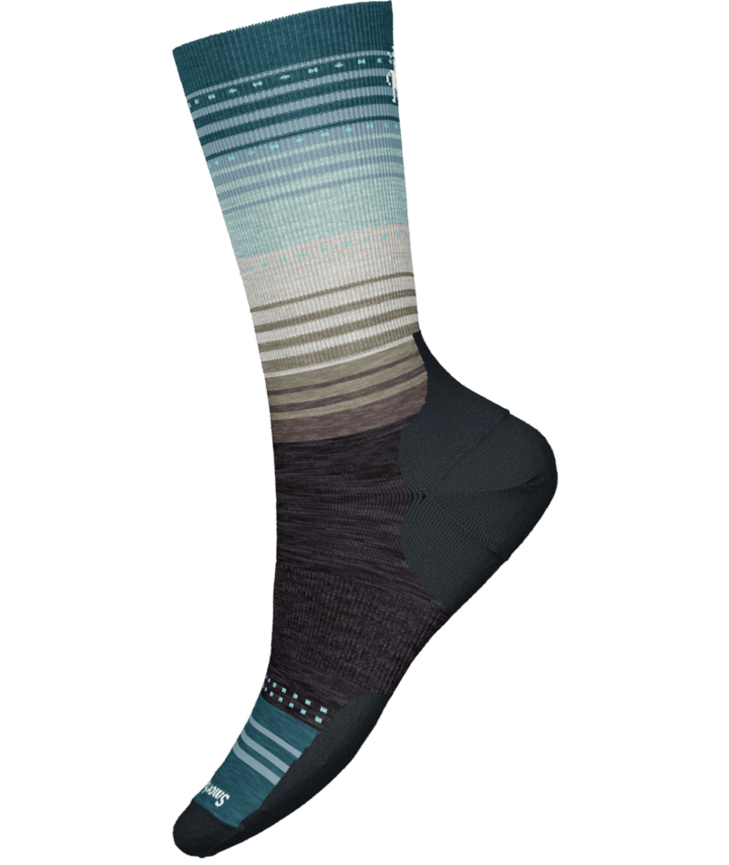 SMARTWOOL WOMENS EVERYDAY STITCH STRIPE CREW SOCKS