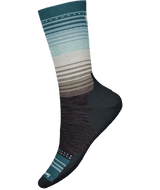 SMARTWOOL WOMENS EVERYDAY STITCH STRIPE CREW SOCKS