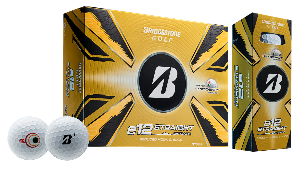 BRIDGESTONE UNISEX E12 STRAIGHT GOLF BALL 25