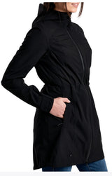 KUHL WOMENS STRETCH VOYAGR TRENCH RAIN JACKET 26