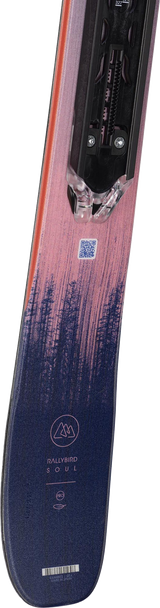 ROSSIGNOL WOMENS RALLYBIRD SOUL PRO W/ XP10 GW DOWNHILL SKIS 26