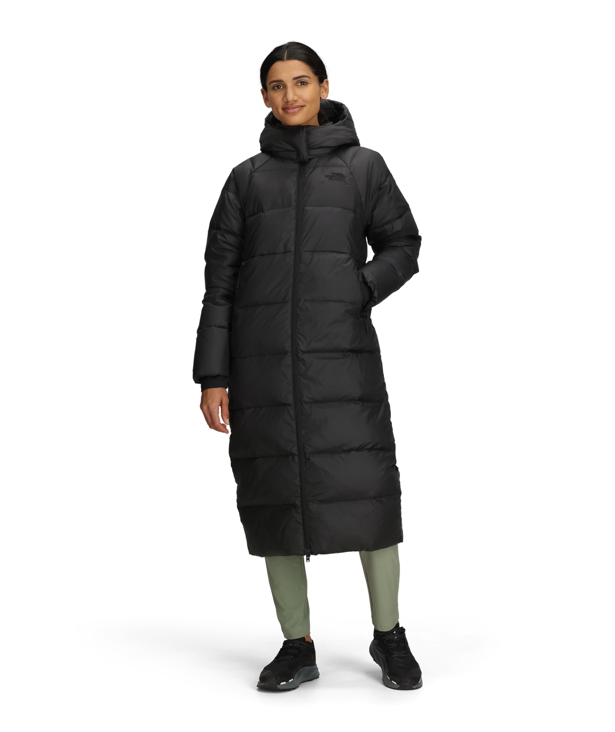 THE NORTH FACE WOMENS HYDRENALITE™ CITY LONG DOWN HOODED PARKA