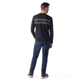 SMARTWOOL MENS SPARWOOD STRIPE CREW SWEATER 26