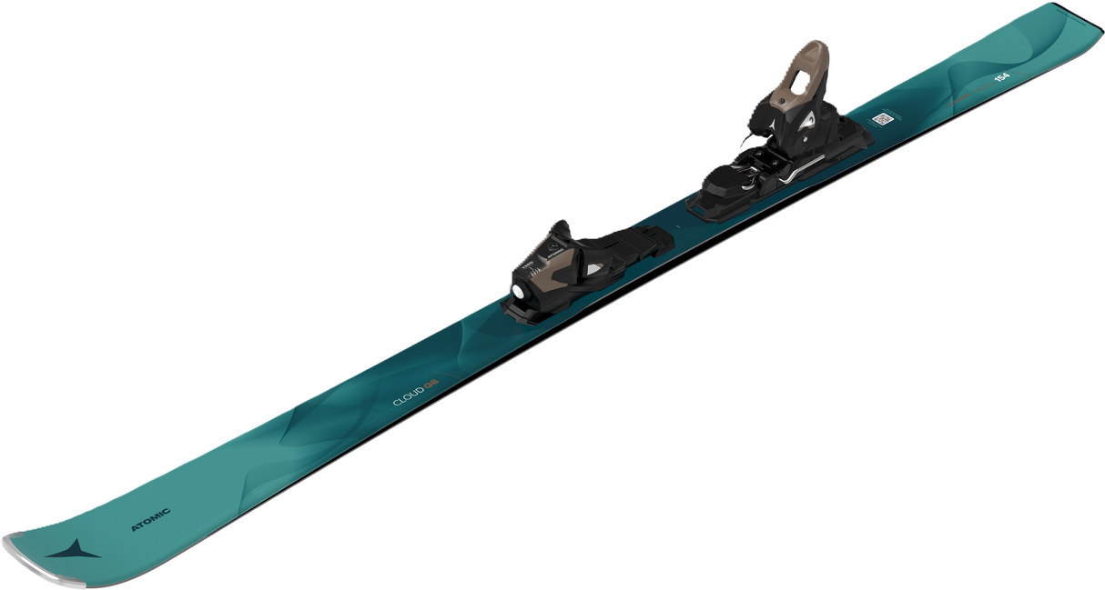 ATOMIC WOMENS CLOUD Q8 W/+M10 GW DOWNHILL SKIS 26