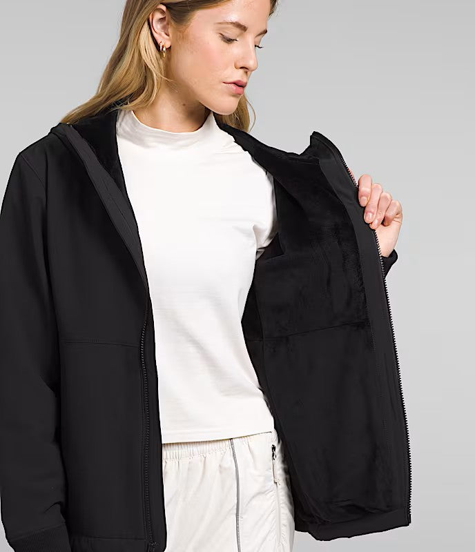 THE NORTH FACE WOMENS SHELBE RASCHEL HOODED SOFTSHELL JACKET