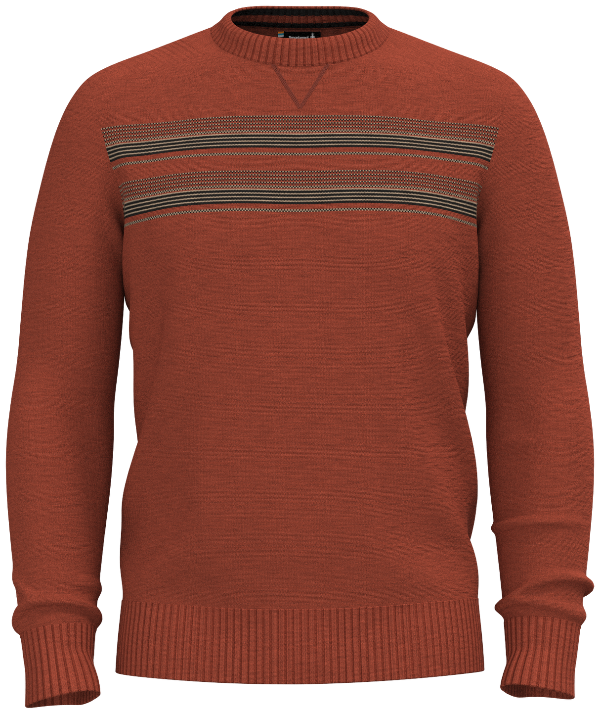 SMARTWOOL MENS SPARWOOD STRIPE CREW SWEATER