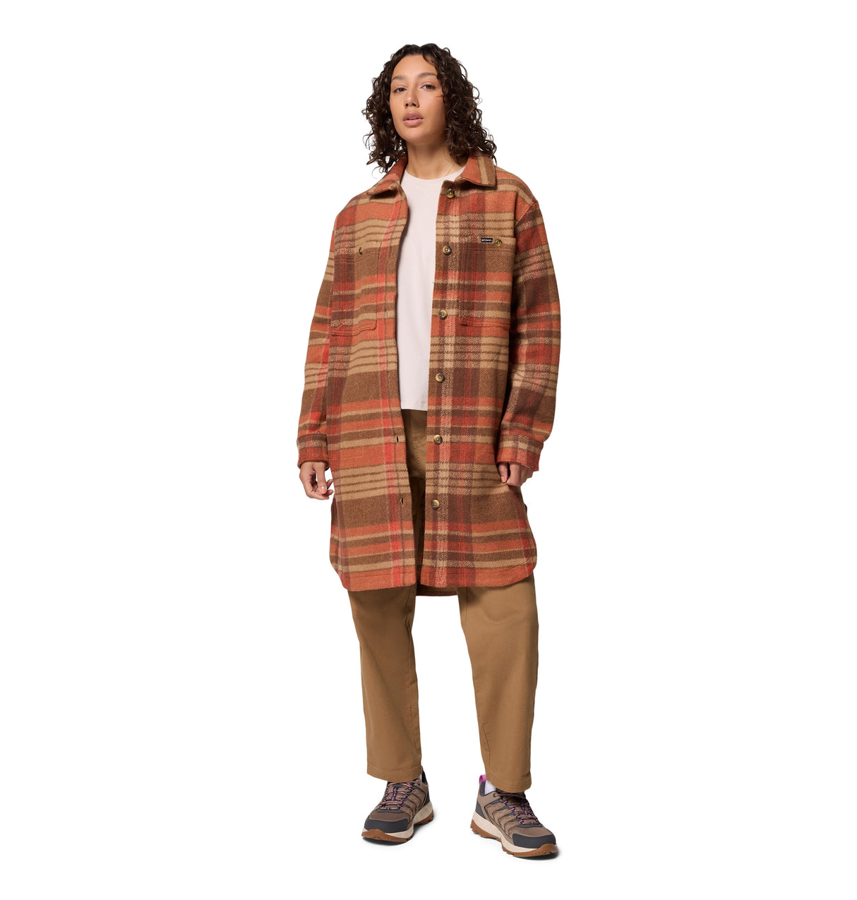 COLUMBIA WOMENS WILDEST VENTURE™ LONG FLEECE SOFTSHELL JACKET