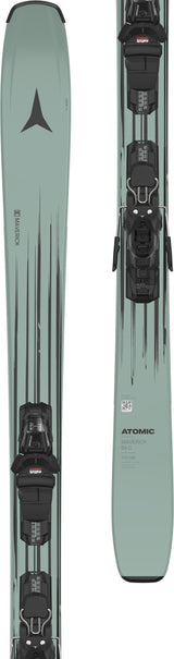 ATOMIC UNISEX MAVERICK 86 C R + M 10 GW DOWNHILL SKIS 26