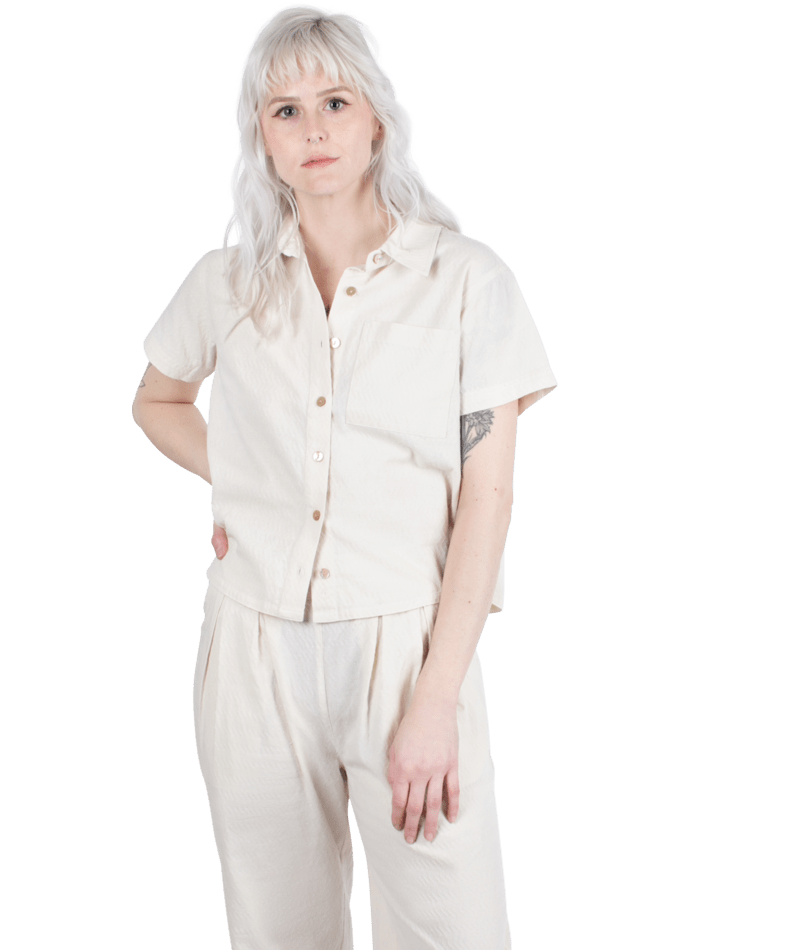 JETTY WOMENS CAPE COD JACQUARD SHORT SLEEVE SHIRT 25