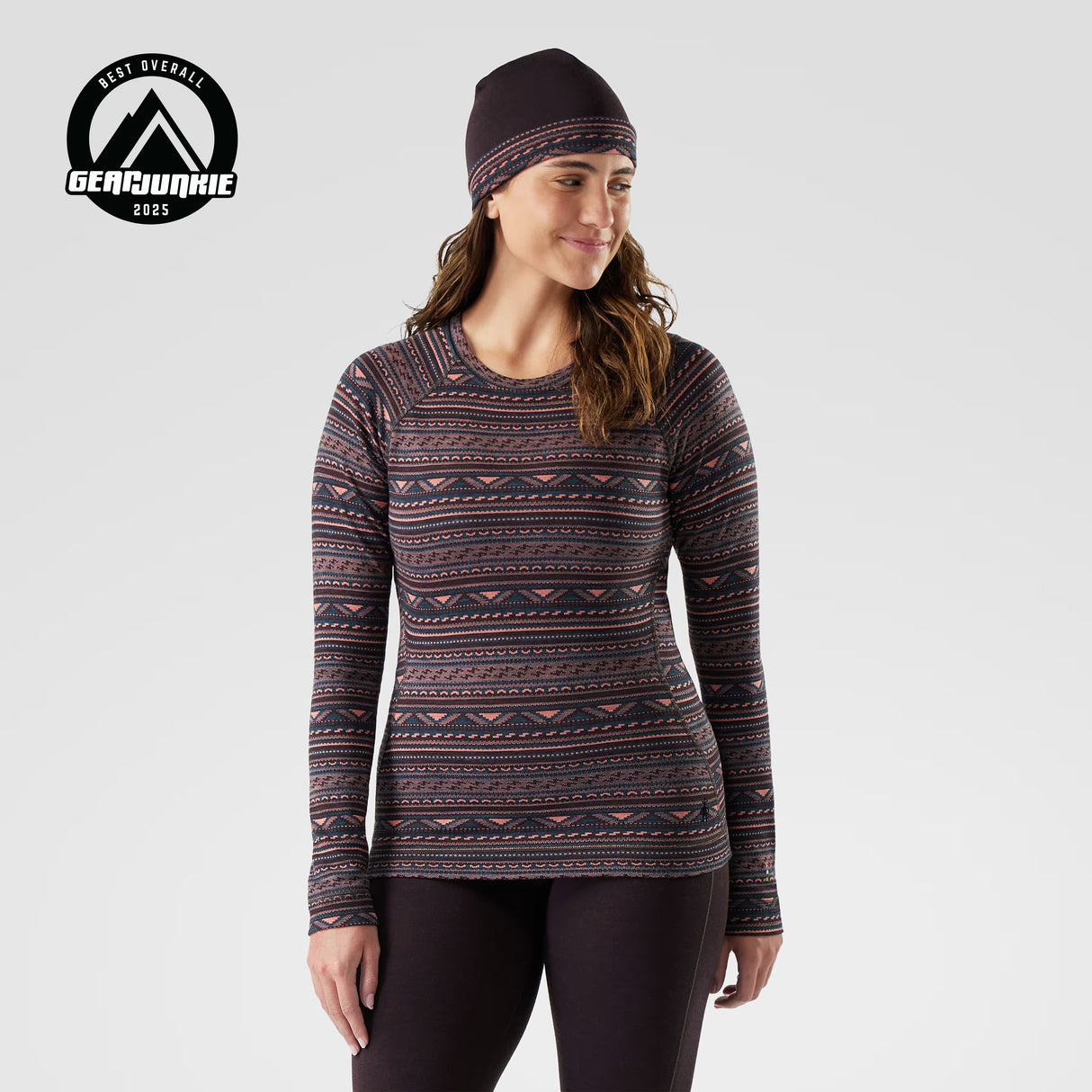 SMARTWOOL WOMENS CLASSIC THERMAL MERINO CREW BASELAYER TOP