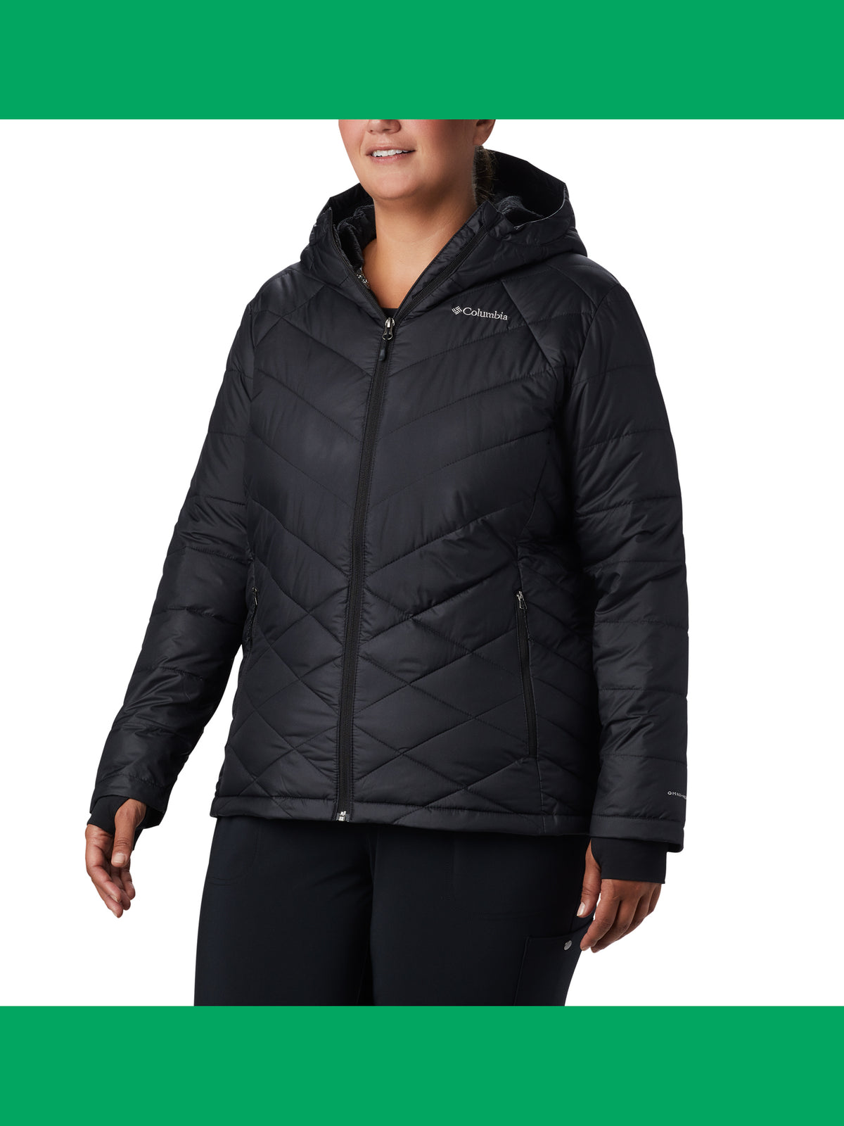 COLUMBIA WOMENS HEAVENLY™ HOODED WINTER JACKET