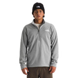 THE NORTH FACE MENS TEXTURED CAP ROCK ¼ ZIP SWEATER