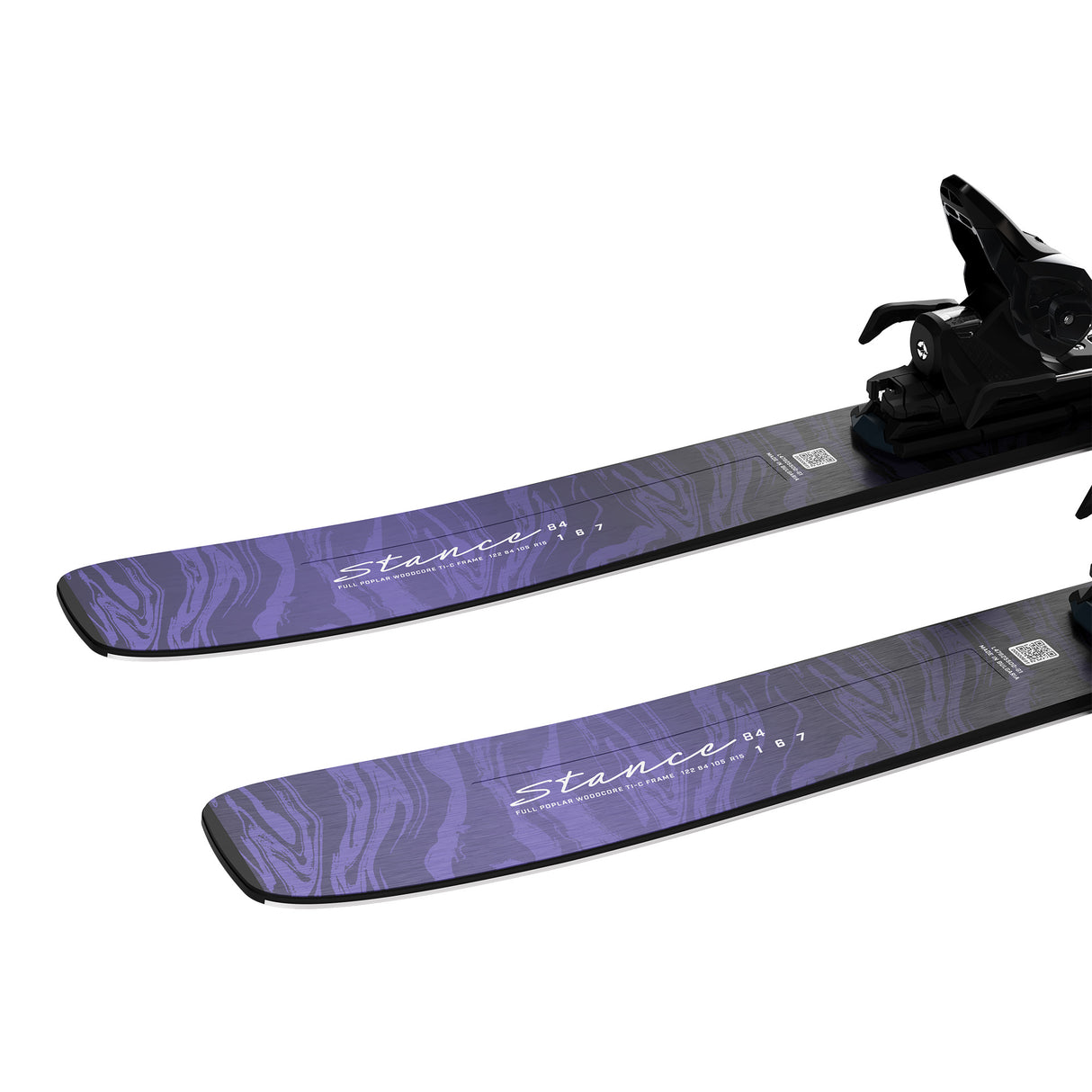 SALOMON WOMENS STANCE 84 + M11 DOWNHILL SKIS 26