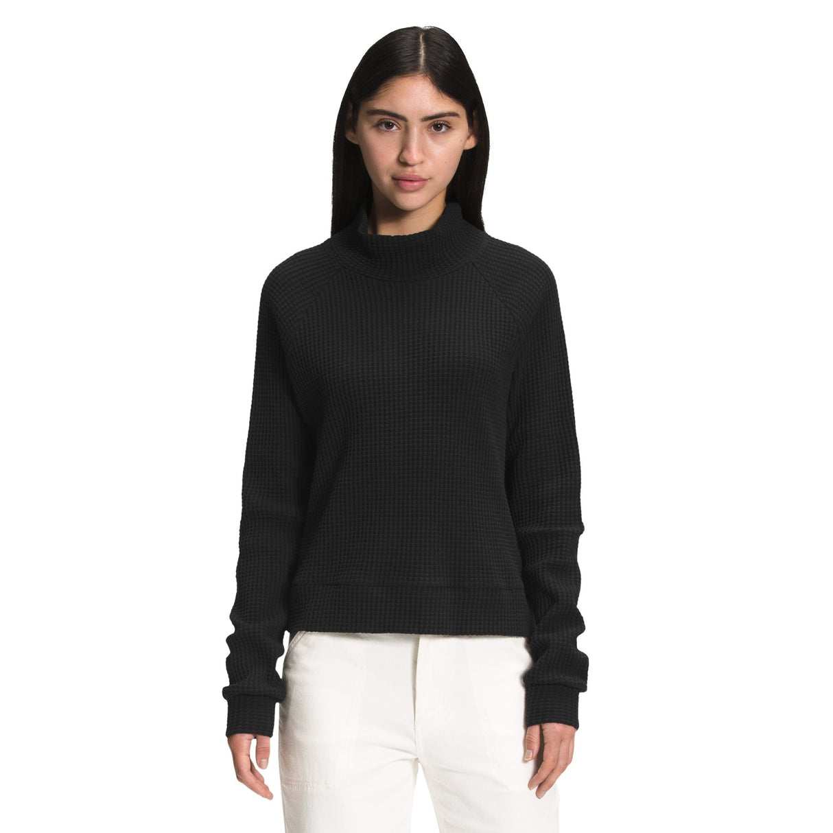 THE NORTH FACE WOMENS MOCK NECK CHABOT SWEATER
