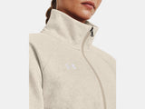 UNDER ARMOUR WOMENS UA RIVAL FLEECE 1/2 ZIP SWEATER 25