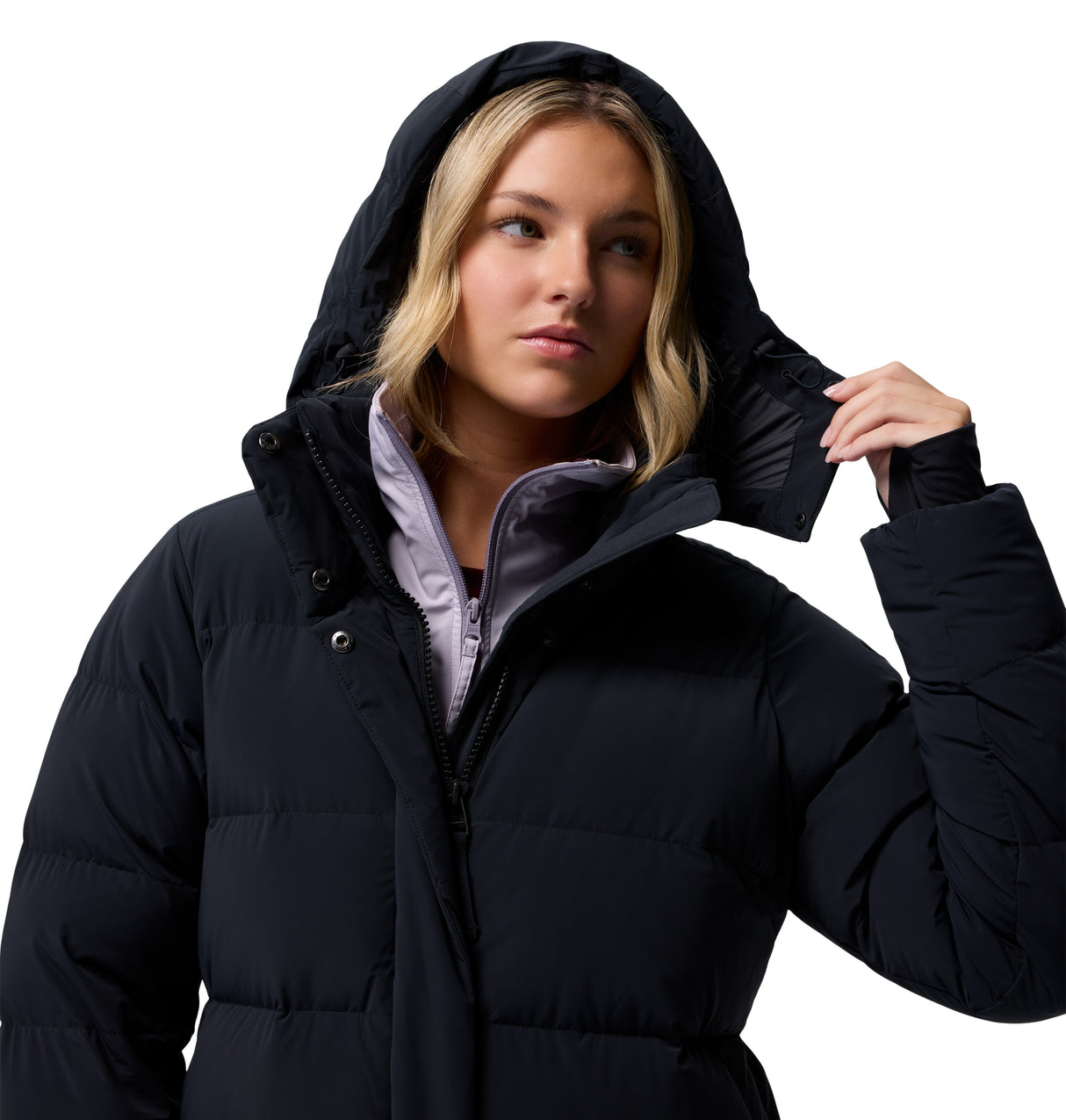 COLUMBIA WOMENS AMAZE PUFF™ LONG HOODED WINTER JACKET 26