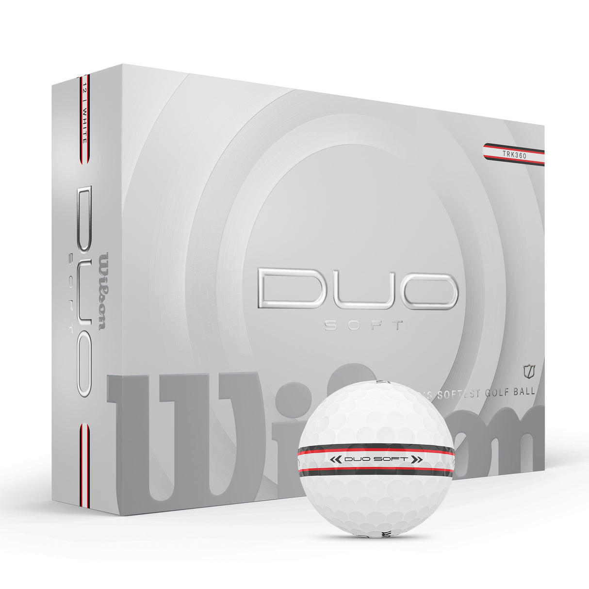 WILSON UNISEX DUO SOFT TRK360 GOLF BALL 25
