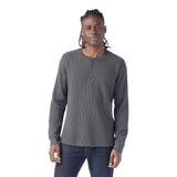 SMARTWOOL MENS WAFFLE HENLEY LONG SLEEVE SHIRT 26