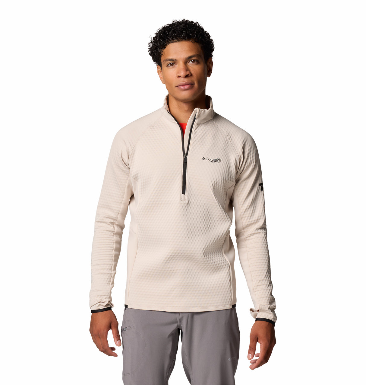 COLUMBIA MENS CRYSTAL LEAF™ OMNI-HEAT™ HELIX HALF ZIP SWEATER 26