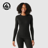 SMARTWOOL WOMENS CLASSIC THERMAL MERINO CREW BASELAYER TOP